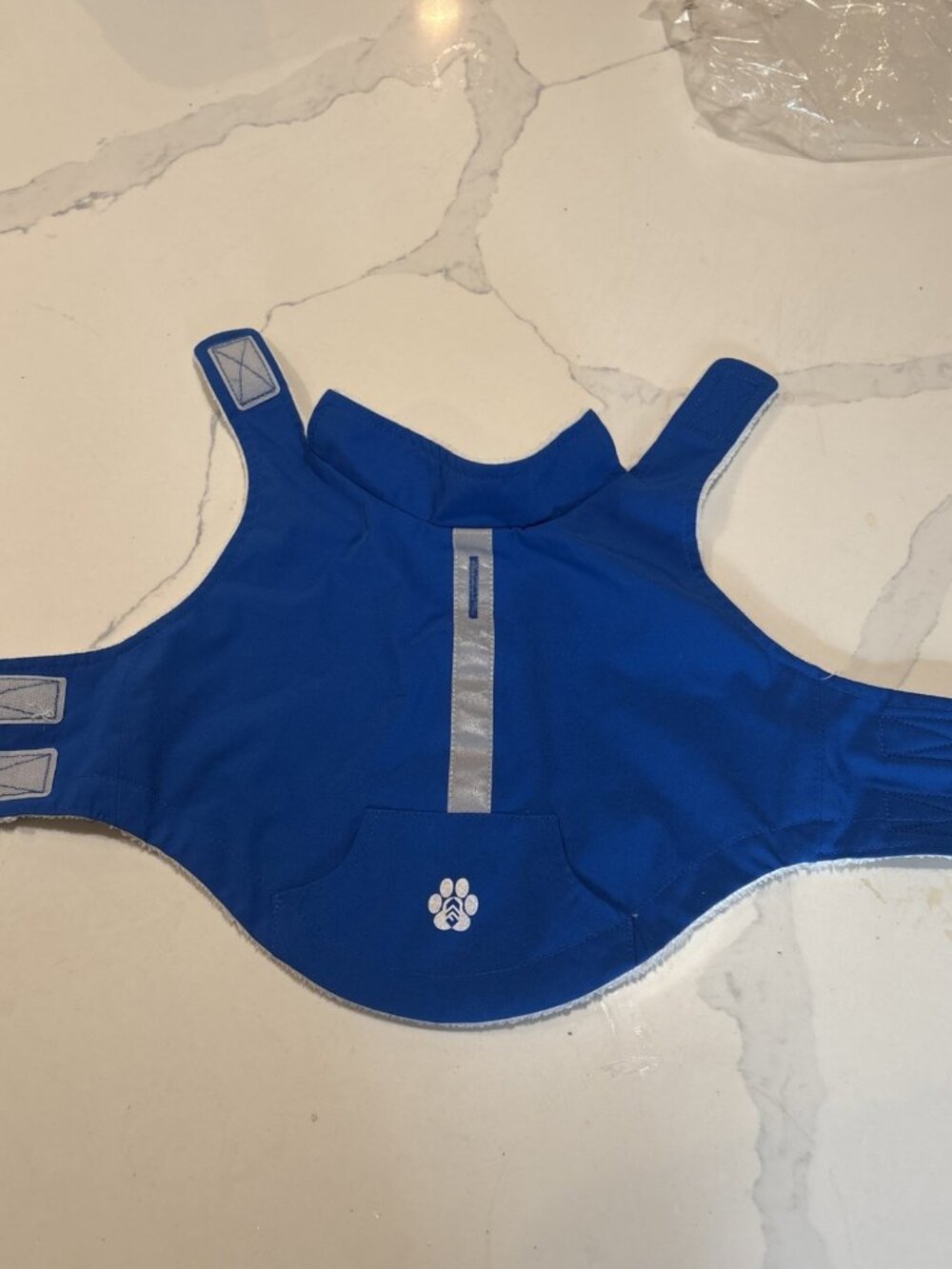 Free Country Waterproof Doggy Rain Jacket XS Blue